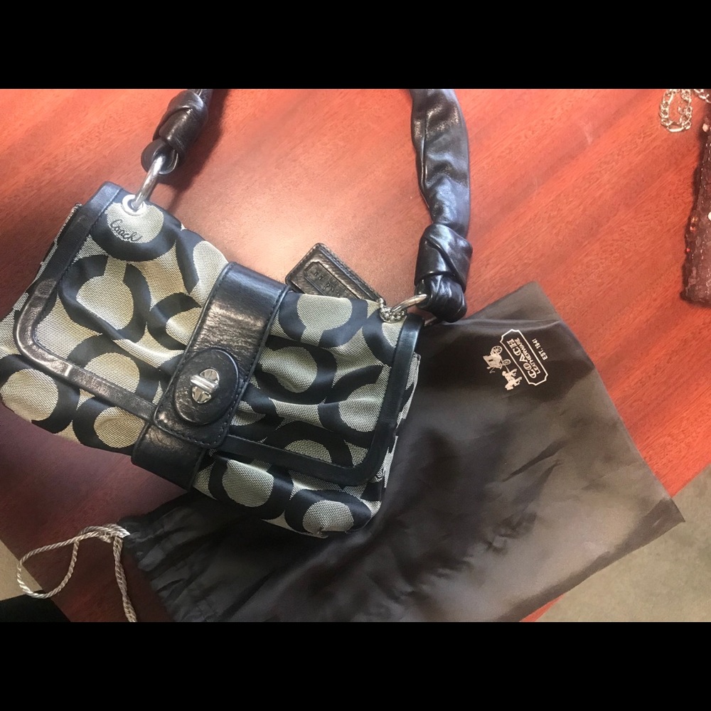 Coach handle purse